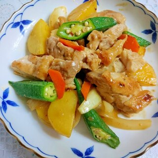 鶏肉と野菜のグリル